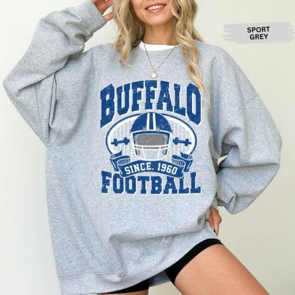 Buffalo Football Fan Sweatshirt Be Good Do Good, Game Day Buffalo Football 05